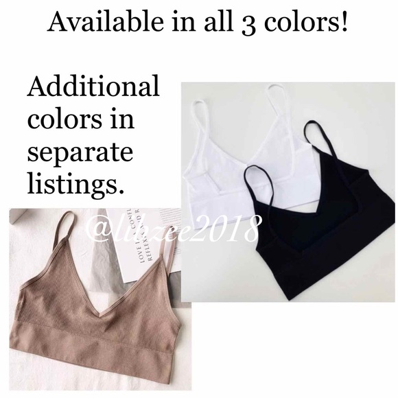 Low Back Seamless Minimalist Bralette - Picture 4 of 11